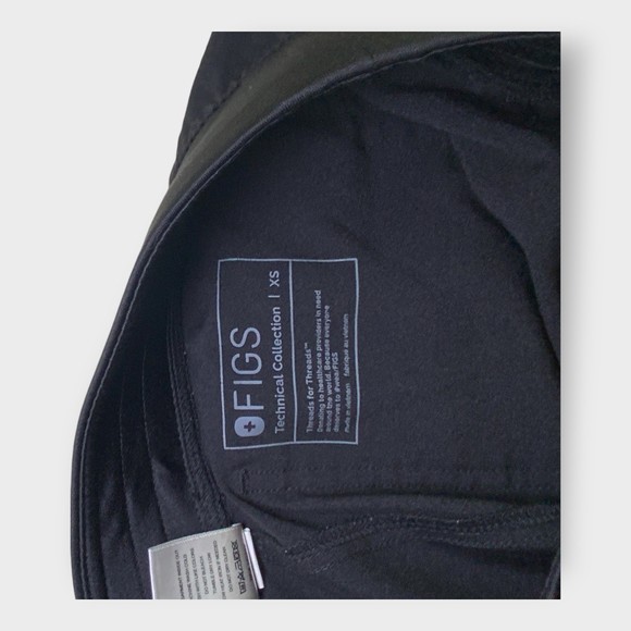 Figs Livingston Basic Scrub Pants - Black - XS - Picture 4 of 4